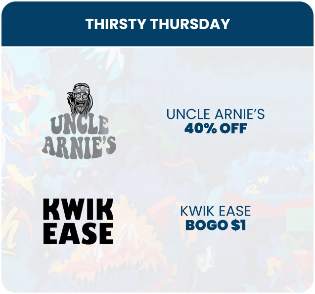Swish Cannabis: Thirsty Thursday Promo Deals