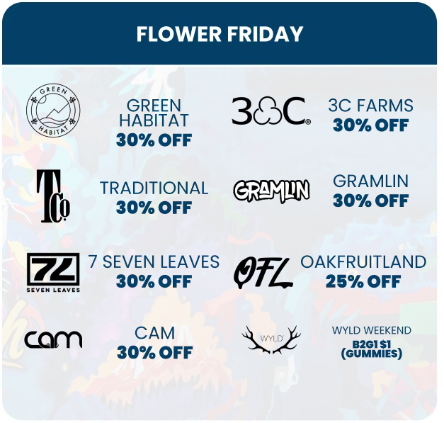 Swish Cannabis: Flower Friday Promo Deals